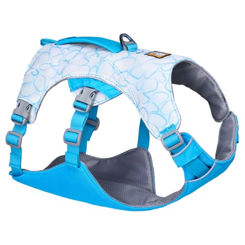 Ruffwear Swamp Cooler Geschirr Biolumin Blue L-XL von Ruffwear