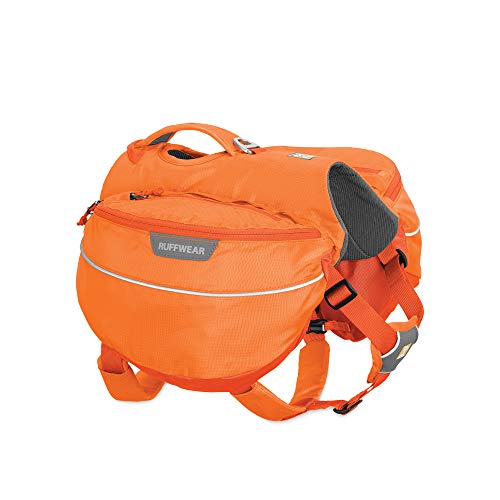 RUFFWEAR Wander-Rucksack für Hunde, Sehr kleine Hunderassen, Größenverstellbar, Größe: XS, Orange (Orange Poppy), Approach Pack von RUFFWEAR