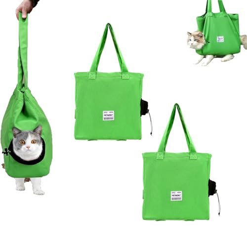 Petmoki Cat Tote Bag, Petmoki Cat Tote Bag Carrier, Petmoki Bag, Cat Tote Bag Carrier Walker Petmoki, Cat Tote Bag Carrier Walker Leg Holes, Exposed and Breathable for Traveling, Shopping (2*A) von Rug-QJDDUP