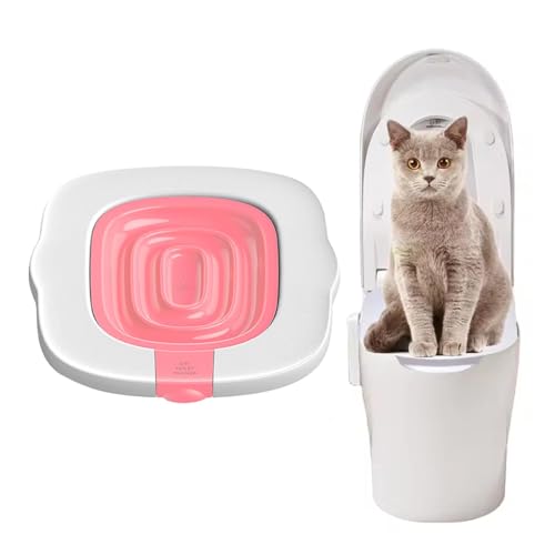 Ruhnjyg Katzentoiletten Trainingsset, Katzentoiletten Set, Haustier-Katzentoilette, ein wiederverwendbarer, universeller Trainer für umweltfreundliche Katzen-Toiletten von Ruhnjyg