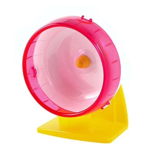 Ruilogod 13.5cm Dia Fuchsia Rotary Übung Laufrad für Hamster Maus von Ruilogod