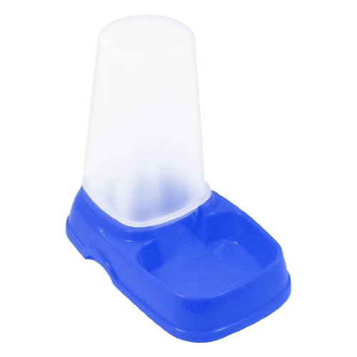 Ruilogod 140CL klare weiße Abdeckung Dark Blue Plastiknahrungsmittelhilfe Pet Bowl von Ruilogod