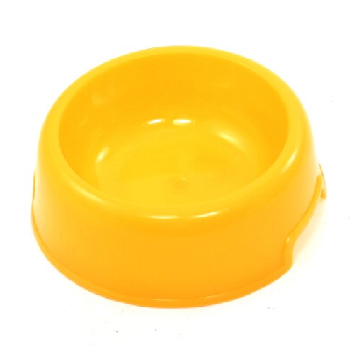 Ruilogod Gelbes Plastik Haustier-Katzen-Hundefutter Wasser Feeder Bowl von Ruilogod