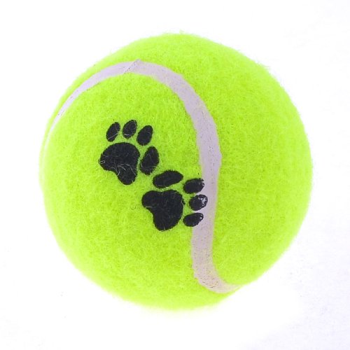 Ruilogod Greenwelde Tennisförmige Haustierhundkatze Yorkie Training Ball Kauspielzeug von Ruilogod