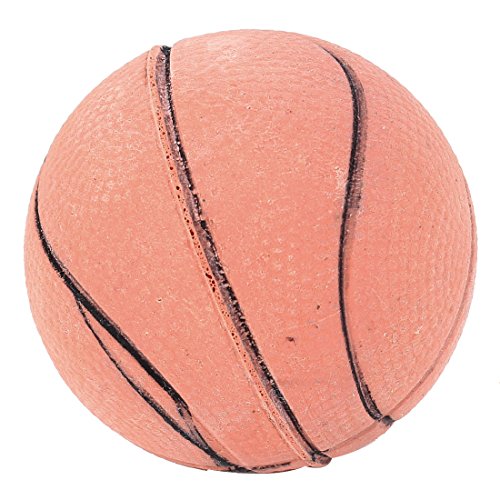 Ruilogod Haustierhundkatze Basketball geformtes Training Führungskugel Spielzeug Ziegelstein rot von Ruilogod