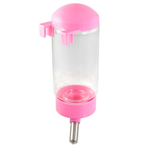 Ruilogod Hündchen Hunde Trinken Hängen Wasserflasche Feeder Pet 370ml Rosa-Raum von Ruilogod