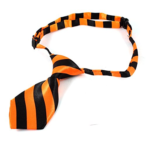 Ruilogod Pet Einstellbarer Gürtel Grooming Krawatte Orange Schwarz von Ruilogod