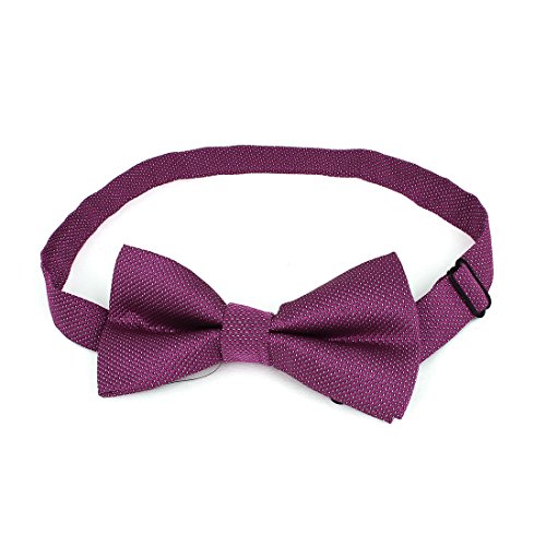 Ruilogod Polyester verstellbaren Riemen Pet Bowtie Halsband Burgund von Ruilogod