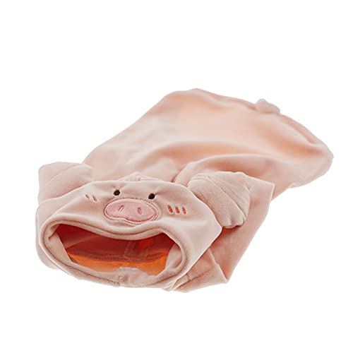 Hundekleidung Hund Katze Hoodie Haustier Warme Kleidung Niedlich Rosa Schwein Cosplay Dress Up Kleine Hund Katze Welpe Baumwolle Kleidung Welpen Kleidung mit Schweinenhut für Winter von Ruilonghai