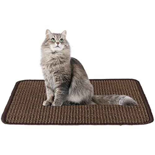 Katze Kratzmatte, Climbing Cat Scratche, Katzenkratzmatte Aus Natürlichem Sisal | Kratzunterlage Für Katzenböden Kratzunterlage Zum Kratzen Von Katzenkrallen Und Zum Schutz Von Möbeln von Ruilonghai