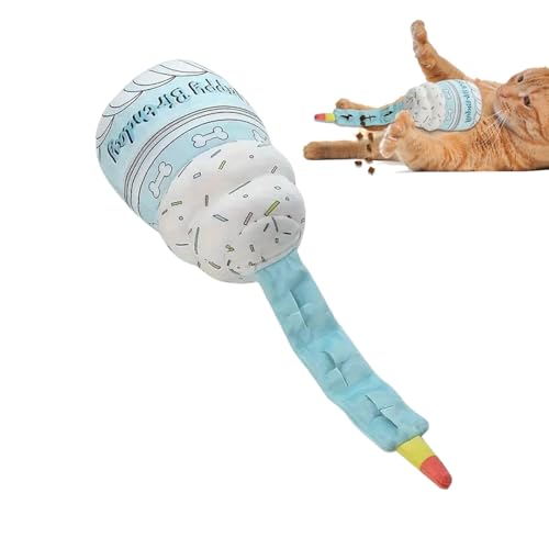 Ruilonghai Plüschspielzeug Für Hunde | Mit Futterautomat Welpen Kauspielzeug Kuchenform - Robustes Kau Puzzle Mit Sound Interaktiv Für Garten Park Outdoor Indoor Ruilonghai Plüschspielzeug Für Hunde | Mit Futterautomat Welpen Kauspielzeug Kuchenform - Robustes Kau Puzzle Mit Sound Interaktiv Für Garten Park Outdoor Indoor von Ruilonghai