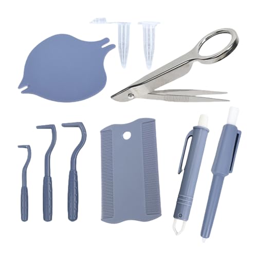 Ruilonghai Zeckenentferner,Flohzange Für Katzenwelpen Set - Multifunktionales Ergonomisches Floh- Und Zeckenentfernungs-Set Für Hunde, Katzen & Mehrkatzenhaushalte Ruilonghai Zeckenentferner,Flohzange Für Katzenwelpen Set - Multifunktionales Ergonomisches Floh- Und Zeckenentfernungs-Set Für Hunde, Katzen & Mehrkatzenhaushalte von Ruilonghai