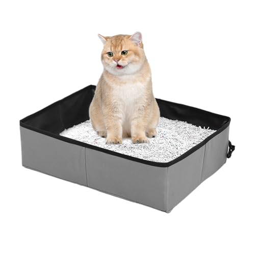 Tragbare Katzentoilette - Haustier Toilettenwanne - Kompaktes Katzentoilette Für Reisen Auto Camping Hotelaufenthalt Kitten Autofahrt Roadtrip Tragbare Katzentoilette - Haustier Toilettenwanne - Kompaktes Katzentoilette Für Reisen Auto Camping Hotelaufenthalt Kitten Autofahrt Roadtrip von Ruilonghai