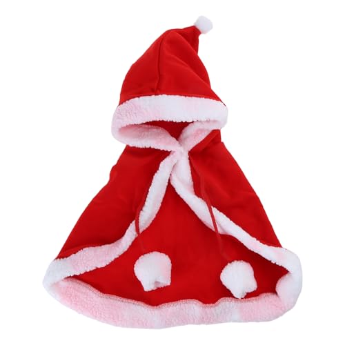 Ruiogoe Lustiger Kleidung Hund Für Katze Umhang Rot Für Rollenspiele Funny Weihnachten Haustier Kleid Komfortige Gefühl Für Haustier Easy We von Ruiogoe