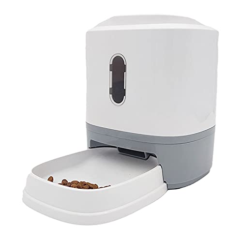 Ruiqas Automatischer Hundefutterautomat mit Knopf Home Automatischer Pet Feeder Tragbarer Hundefutterspender Knopfpresse Feeder für Katze Hund, 1.5L von Ruiqas