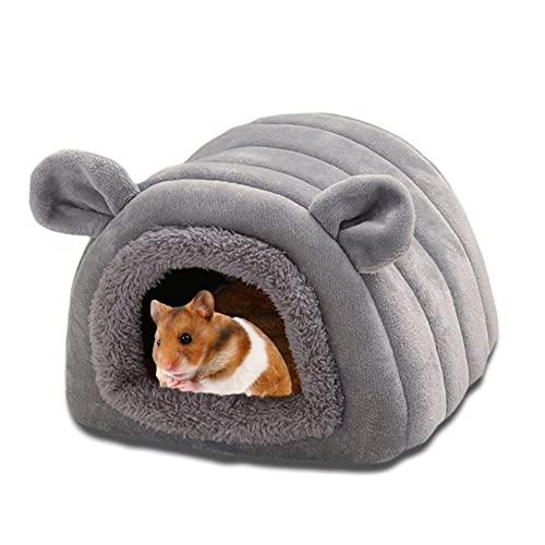 Ruiqas Katzen Schwein Bettwäsche Winter Warm Meerschweinchen Bett Tier Home Ratte Hamster Plüsch Haus für Kaninchen Nagetier Meerschweinchen Ratte Igel von Ruiqas