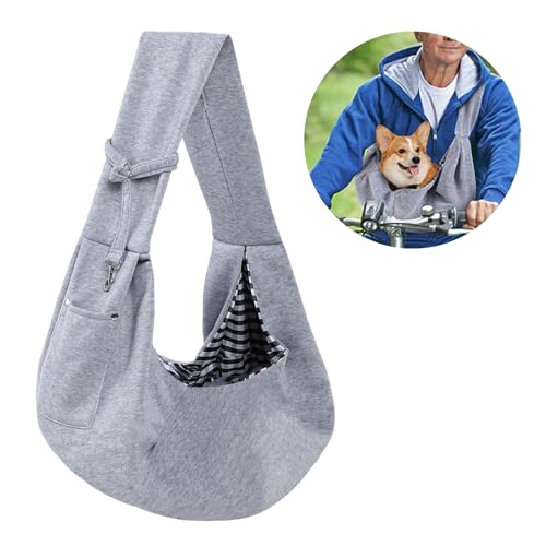 Hundetragetasche, Haustier Hundetasche, Wendbare Welpentragetasche mit Aufbewahrungstasche für Outdoor-Aktivitäten mit Hunden und Katzen, Wochenendausflüge und Spaziergänge von Ruiyete