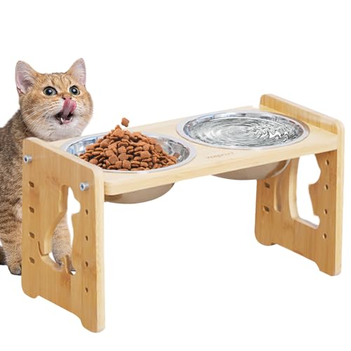 Rukjmqi Erhöhter Hundefutternapf - Erhöhter Napf Für Wasser Und Futter - rutschfeste Höhenverstellbare Fütterung Für Hunde Und Katzen Alle Größen Indoor Outdoor Wohnzimmer Küche Rukjmqi Erhöhter Hundefutternapf - Erhöhter Napf Für Wasser Und Futter - rutschfeste Höhenverstellbare Fütterung Für Hunde Und Katzen Alle Größen Indoor Outdoor Wohnzimmer Küche von Rukjmqi