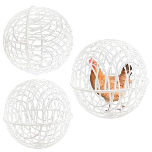 Rukjmqi Hühnerball Gehege Für Draußen - Mobiles Rollender Hühnerstall Ball 3 Teile | Sicherer Laufnetz Mobiler Geflügelauslauf Freigehege Für Hase Ente Hamster Vögel Küken Rukjmqi Hühnerball Gehege Für Draußen - Mobiles Rollender Hühnerstall Ball 3 Teile | Sicherer Laufnetz Mobiler Geflügelauslauf Freigehege Für Hase Ente Hamster Vögel Küken von Rukjmqi
