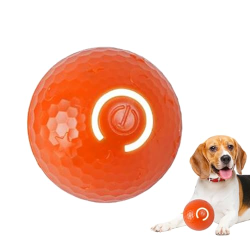 Rukjmqi Hundebälle | Automatisch Hüpfender Ball Für Aggressive Kauer - Interaktives Zerstörungssicheres Bewegliches Hundespielzeug Mit Licht Für Mittelgroße Und Große Hunde Welpen Outdoor Rukjmqi Hundebälle | Automatisch Hüpfender Ball Für Aggressive Kauer - Interaktives Zerstörungssicheres Bewegliches Hundespielzeug Mit Licht Für Mittelgroße Und Große Hunde Welpen Outdoor von Rukjmqi