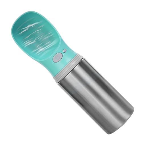 Rukjmqi Hundetrinkflasche, 400ml Tragbarer Welpen Edelstahl Wasserspender, Auslaufsichere Tränke Für Reise Rucksack Outdoor Camping Auto Sommer Wandern Spaziergang Rukjmqi Hundetrinkflasche, 400ml Tragbarer Welpen Edelstahl Wasserspender, Auslaufsichere Tränke Für Reise Rucksack Outdoor Camping Auto Sommer Wandern Spaziergang von Rukjmqi