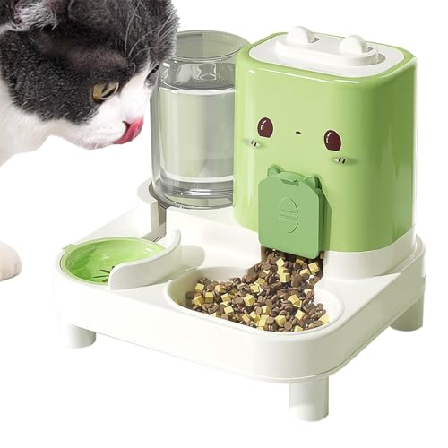 Rukjmqi Katzenfutterautomat,2 In 1 Hundefutterspender - Abnehmbarer Trinknapf Für Haustiere Zur Versorgung Von Kleintieren Unterwegs Drinnen Und Draußen Rukjmqi Katzenfutterautomat,2 In 1 Hundefutterspender - Abnehmbarer Trinknapf Für Haustiere Zur Versorgung Von Kleintieren Unterwegs Drinnen Und Draußen von Rukjmqi