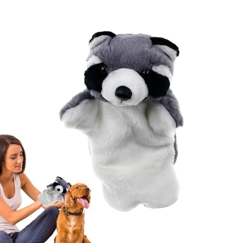 Rukjmqi Tierhandpuppen, Katzenwrestling Spielzeugpuppen | Niedliches Plüsch Tier Biss Puppen Wrestler | Haustierplüsch Handspielzeugpuppe für Welpen Kätzchen Hund Katze Haustier Training Übung von Rukjmqi