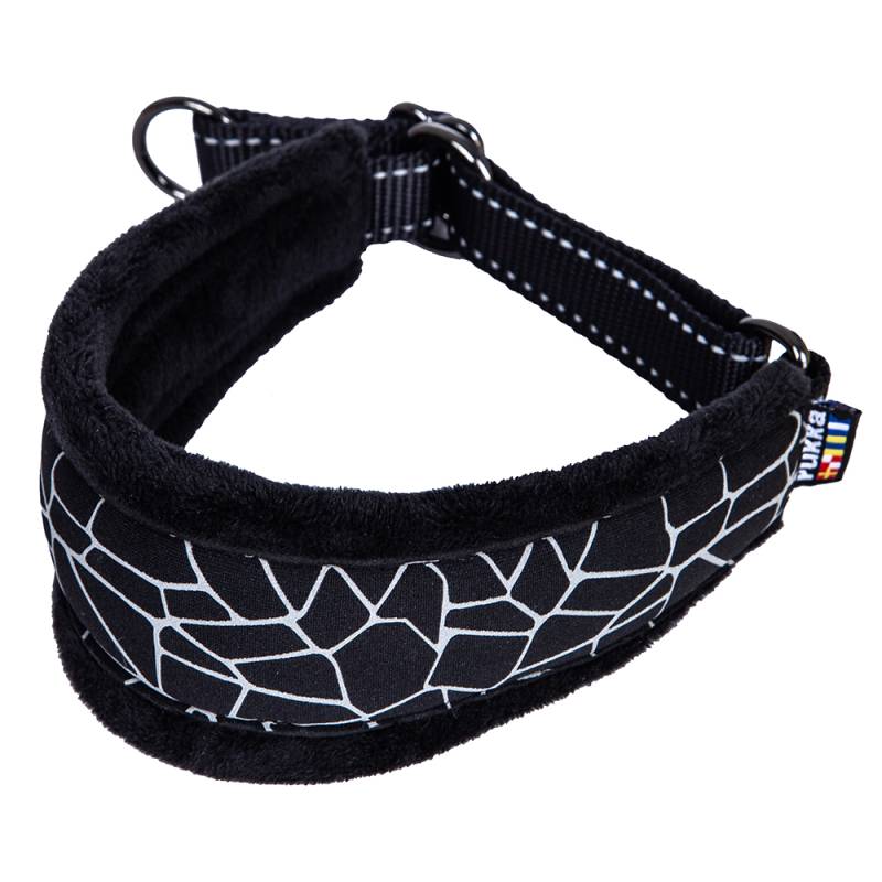 Rukka® Cube Halsband, schwarz - Größe M: 29 - 37 cm Halsumfang, 65 mm breit von Rukka Pets