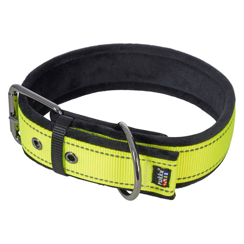 Rukka® Form Soft Halsband, gelb - Größe L:  50 - 60 cm Halsumfang, 50 mm breit von Rukka Pets