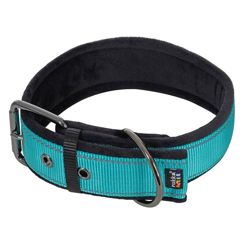 Rukka® Form Soft Halsband, türkis - Größe S: 36 - 45 cm Halsumfang, 40 mm breit von Rukka Pets