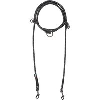 Rukka® Verstellbare Seil-Leine, schwarz - 300 cm lang, Ø 6 mm (Größe S) von Rukka Pets