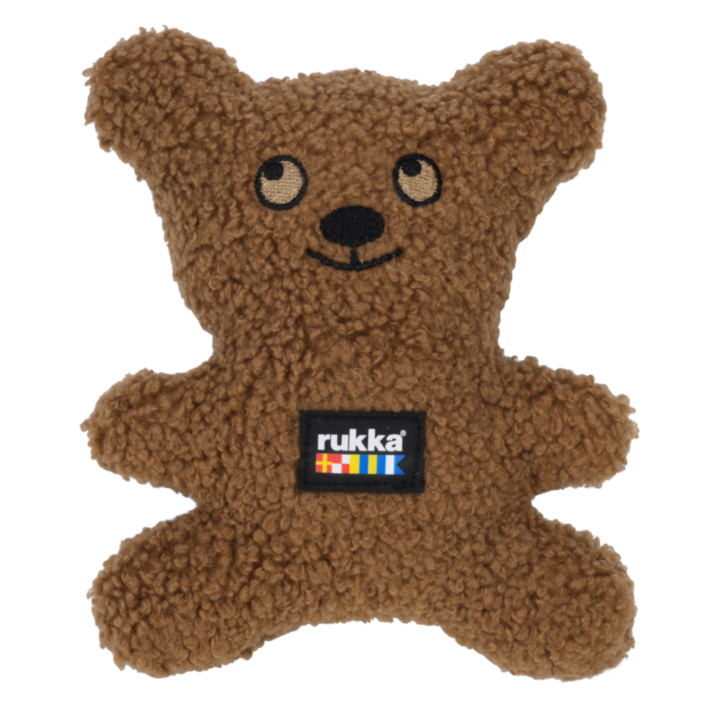 Rukka® Teddy Hundespielzeug, braun - Größe S: L 15 x B 12 cm Rukka® Teddy Hundespielzeug, braun - Größe S: L 15 x B 12 cm von Rukka Pets