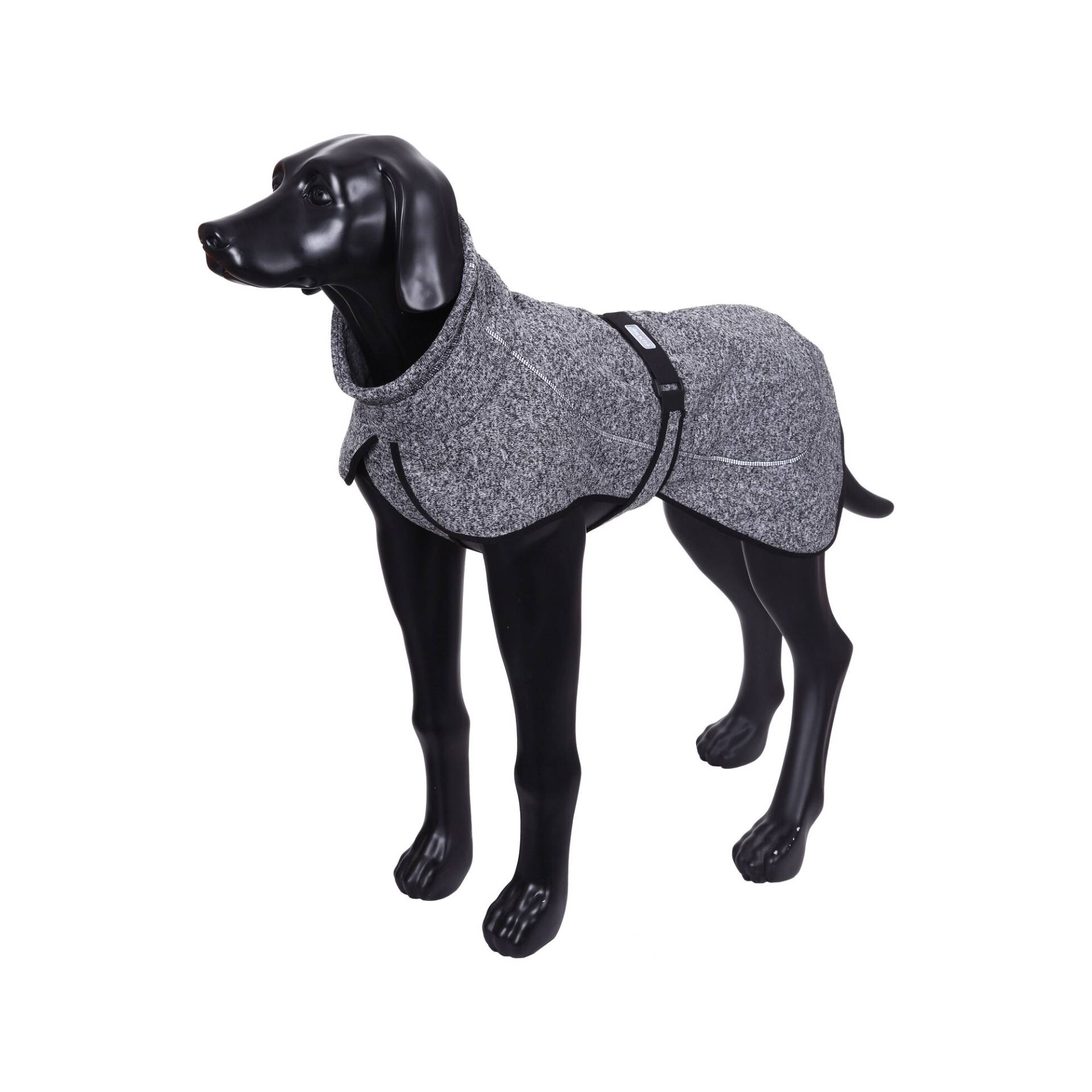 RukkaPets Comfy Knit Jacket - Grey - Size 40 von RukkaPets