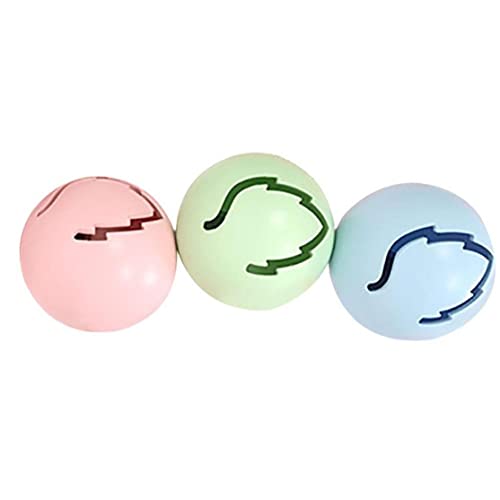 Ruluti 3 Stücke Katze Ball Spielzeug Interaktive Katze Spielzeug Kugel Flash Kugel Outdoor Lustige Katzen Kätzchen Fangen Spielzeug von Ruluti