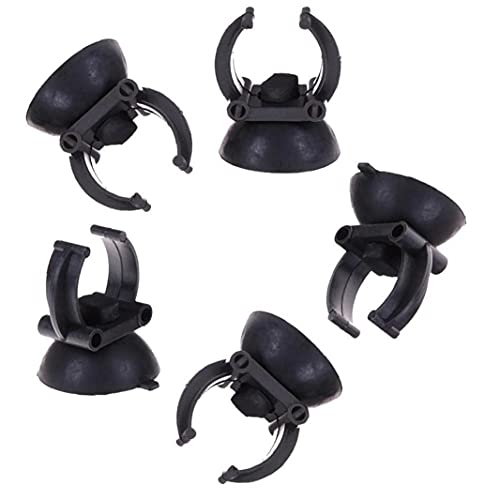 Ruluti 5pcs Aquarium Sucker Saugnapf Heizung Sucker Clips Halter für Luftleitung Atemschlauch Schlauchpumpe Saugnäpfe Aquarium Zubehör von Ruluti