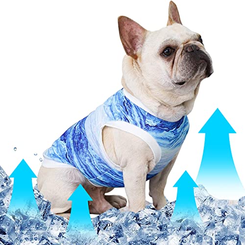 Kühlweste für Hunde, atmungsaktives Netzgewebe für den Sommer, eiskühlende Jacken für Welpen, Hunde, Aktivitäten drinnen und draußen (3XL) von Runmeihe