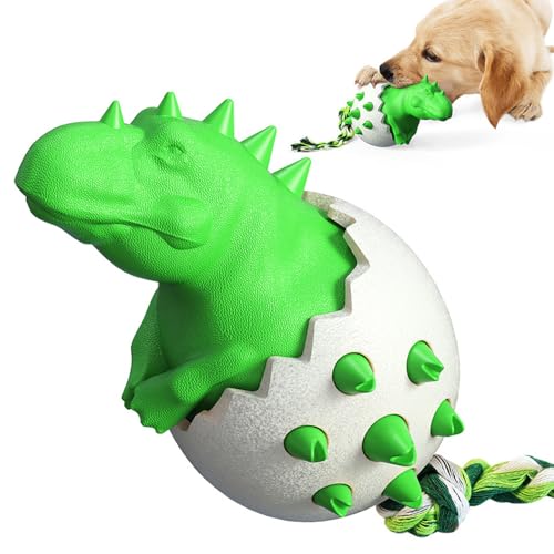 Runzkzy Hundespielzeug UnzerstöRbar, BeißSpielzeug für Die Zahnpflege von Hunden, Kauspielzeug Hund HundebeschäFtigung für Zuhause Bissfestes Hundespielzeug (Grün) von Runzkzy