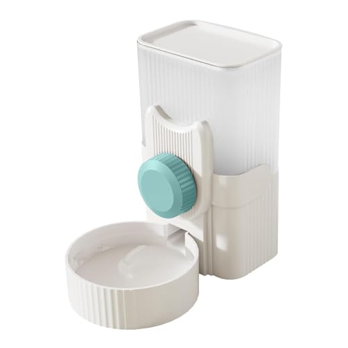 Automatischer Hängend Futterspender für Kleine Haustiere, 1000ml Wasserspender Für Kleintiere, Automatischer Futterspender für Kaninchen, Frettchen, Katzen, Hunde, Vögel von Rurunklee