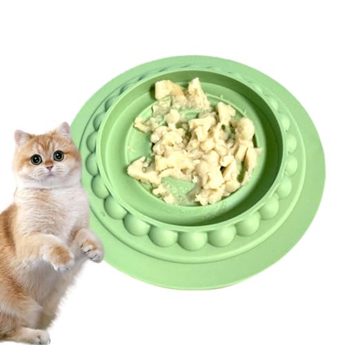 Rurunklee Slow Feeder für Katzen | Pet Feeder Slow Eating Cat Bowl | Slow Food Bowl Cat Feeder, Slow Feeder Bowl, Interactive Feeder Dog Dishes Pet Supplies von Rurunklee