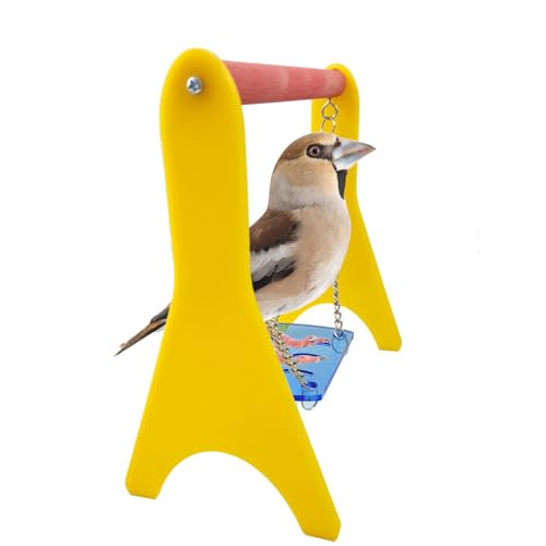 Rurunklee Vogelschaukel, Wellensittichschaukel, Schaukel für Vogelkäfig, Schaukelhalterung für Vögel, Sitzstange für Vögel, Käfigspielzeug von Rurunklee