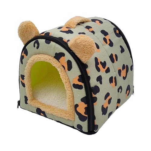 Warmes Bett für Hamster, Fleece, zum Aufhängen, niedliches Spielzeugnest für kleine Tiermäuse, Zuckergleiter, Chinchilla, Dwraf Hamster von Rurunklee