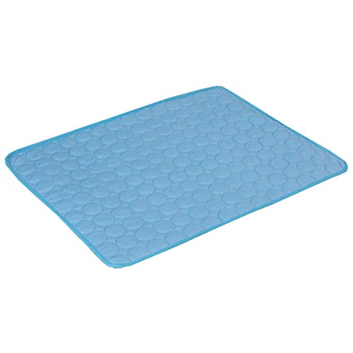 Ruthlessliu Cat Dog Ice Pad Sommer Zwingersofa Kissen Hitzschlag Coole Decke Blau L von Ruthlessliu