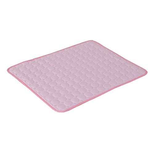 Ruthlessliu Cat Dog Ice Pad Sommer Zwingersofa Kissen Hitzschlag Coole Decke Rosa L von Ruthlessliu