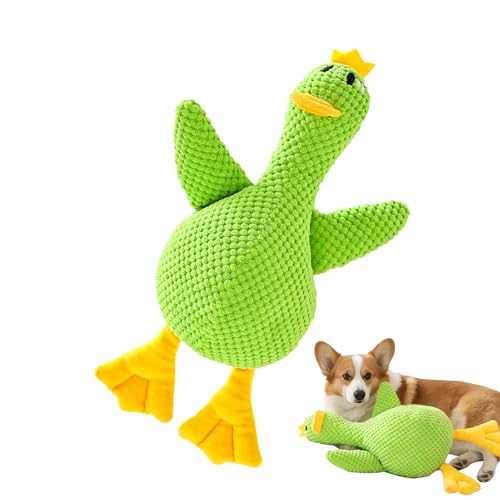 Ruwshuuk Beruhigende Ente, beruhigendes Kissen für Hunde, interaktives Quietsch-Spielkissen für Trennung, Stress, Indoor-Spielen, Welpen, Zahnen, ruhige Zeit, Reisen, Kiste, Zeit, Schlafhilfe Ruwshuuk Beruhigende Ente, beruhigendes Kissen für Hunde, interaktives Quietsch-Spielkissen für Trennung, Stress, Indoor-Spielen, Welpen, Zahnen, ruhige Zeit, Reisen, Kiste, Zeit, Schlafhilfe von Ruwshuuk