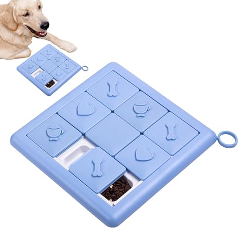 Ruwshuuk Hunde-Puzzle-Spielzeug – Interaktives Slow Feeder-Spiel für Hunde, Leckerli-Dosierung und langsames Füttern, multifunktionales interaktives Leckerli-Puzzle zur Hundeanreicherung von Ruwshuuk