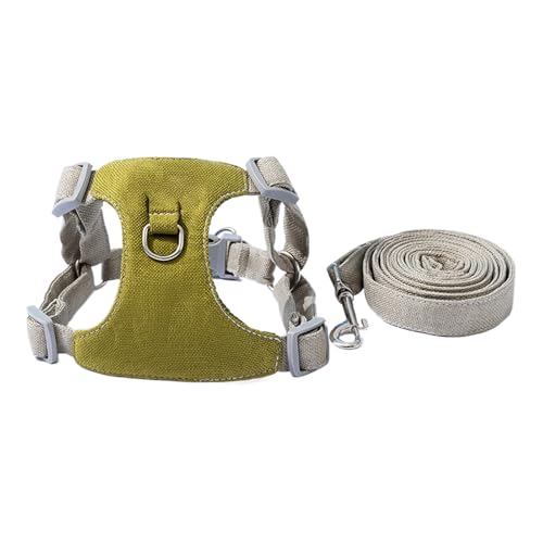 Ruwshuuk Hundegeschirr-Set – Haustierweste, Geschirr, Seil-Set, Oxford-Gewebe, atmungsaktive Weste, Haustierbedarf, verstellbares Welpenzubehör für kleine, mittelgroße und große Rassen, Spaziergänge Ruwshuuk Hundegeschirr-Set – Haustierweste, Geschirr, Seil-Set, Oxford-Gewebe, atmungsaktive Weste, Haustierbedarf, verstellbares Welpenzubehör für kleine, mittelgroße und große Rassen, Spaziergänge von Ruwshuuk