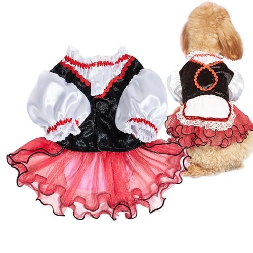 Ruwshuuk Hundekleid für kleine Hunde, Welpenkleid | Hunde-Sommerkleidung | Katzenkleidung, Haustier-Rock-Kleidung, Mädchen-Hunde-Rock-Kleidung, Haustier-Kleid, Welpen-Kleidung, Haustier-Outfit für von Ruwshuuk