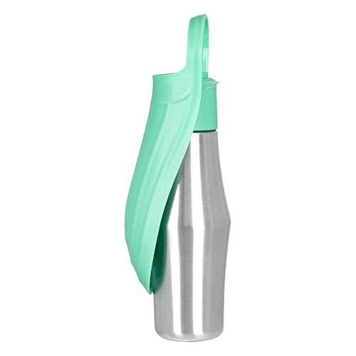 Ruwshuuk Hundewanderung Trinkflasche - Reise Trinknapf Behälter Für Welpen - 750ml Edelstahl Auslaufsicherer Spender für Hunde Reisen Camping Wandern Outdoor Ruwshuuk Hundewanderung Trinkflasche - Reise Trinknapf Behälter Für Welpen - 750ml Edelstahl Auslaufsicherer Spender für Hunde Reisen Camping Wandern Outdoor von Ruwshuuk