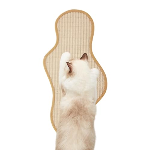 Ruwshuuk Kratzteppich für Katzen – Wandmöbel für Katzen, einfache Handhabung, Muskeltraining, lindert Stress, schützt Möbel, hält Katzen unterhalten von Ruwshuuk