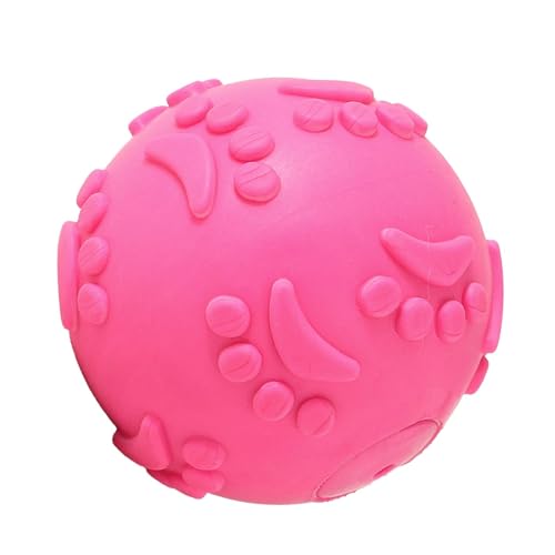 Ruwshuuk Quietschball Hundespielzeug, Quietschball aus Latex, Quietscher für interaktives Spielen, Outdoor-Quietschspielzeug zum Kauen von Ruwshuuk